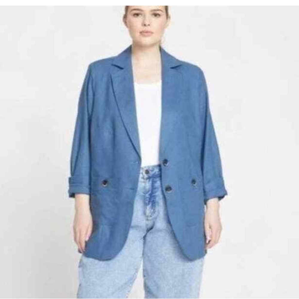 Coastal Linen Blazer XS NWT